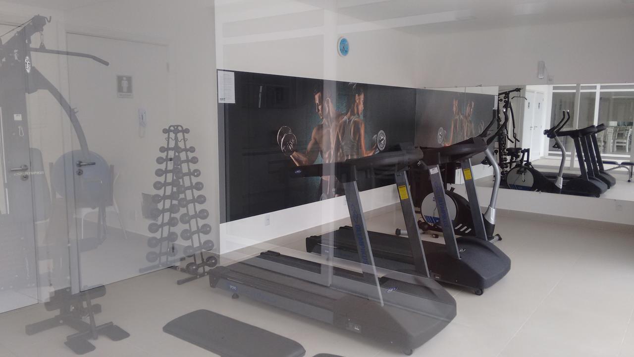 Apartamento Frente Para A Piscina A Uma Quadra Da Praia Флоріанополіс Екстер'єр фото