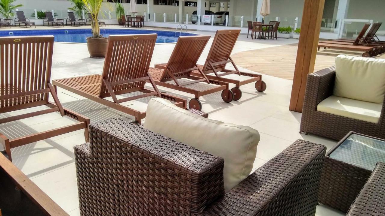 Apartamento Frente Para A Piscina A Uma Quadra Da Praia Флоріанополіс Екстер'єр фото